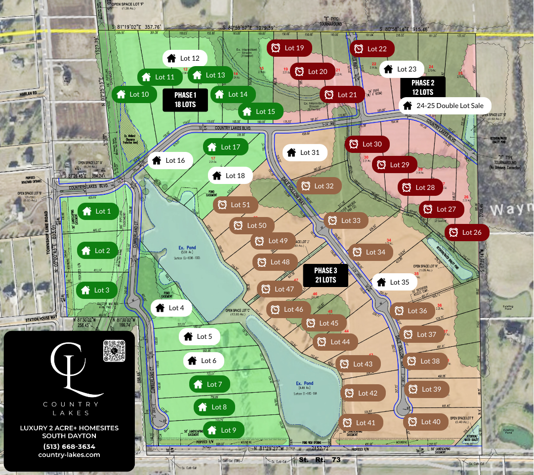 Country Lakes Available Lots