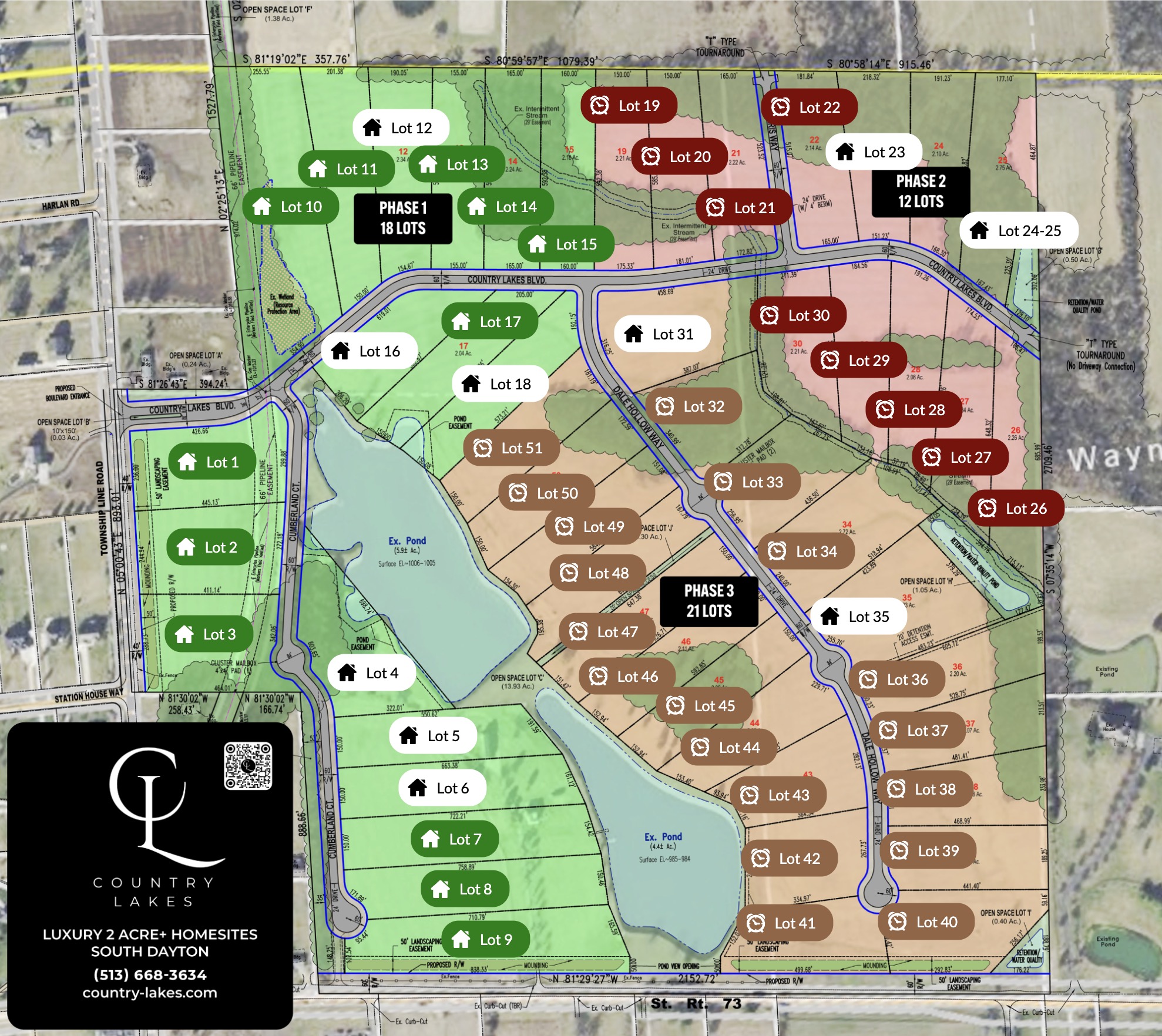 Country Lakes Available Lots