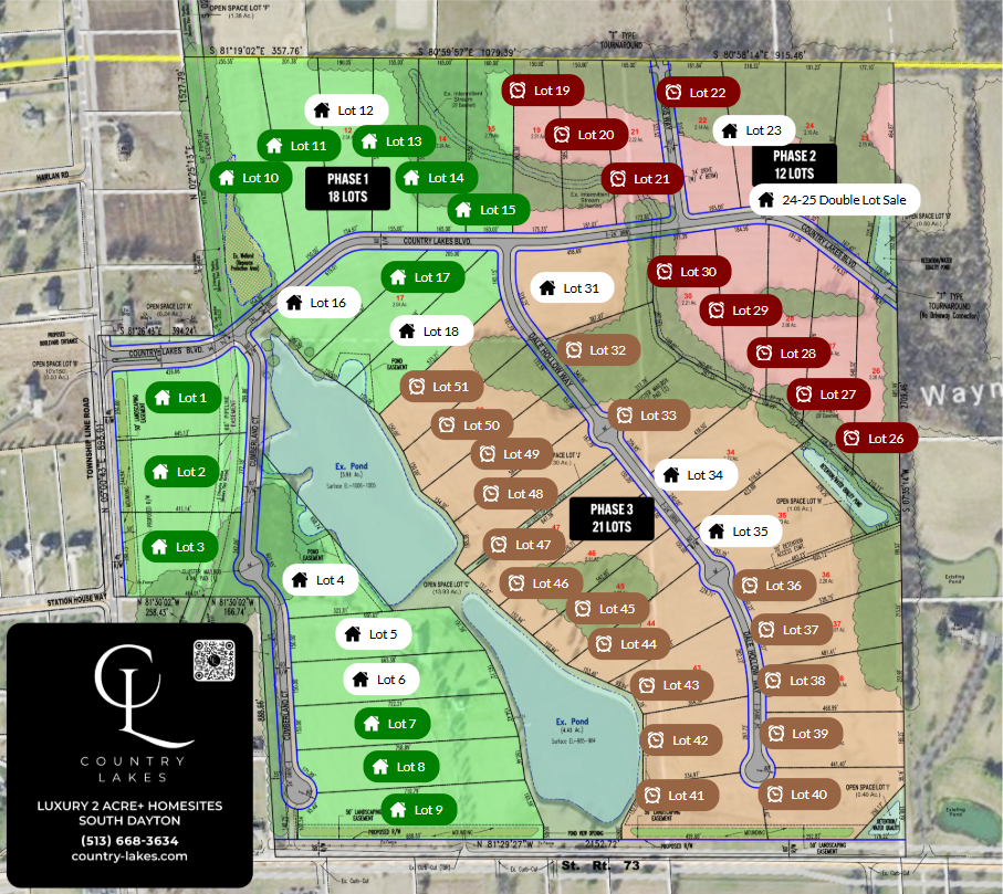 Country Lakes Lot Map Country Lakes Lot Map